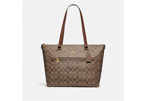 Coach® Outlet Gallery Tote In Signature Canvas