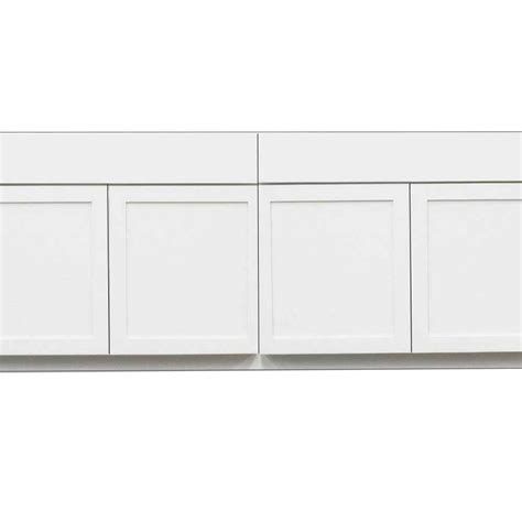 100% solid wood construction these kitchen cabinets are built to last. Luxor Sink Base Cabinet, White, 42-inch Wide - Luxor Collection: Kitchen Base Cabinets - The ...