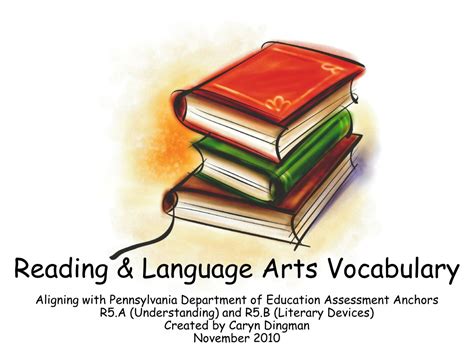 Ppt Reading And Language Arts Vocabulary Powerpoint Presentation Id