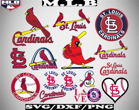 Stlouis Cardinals Svg Mlb Logo Svg Dxf Png Clipart Etsy
