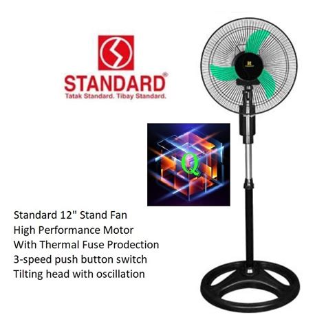 Standard Stand Fan 12 Shopee Philippines