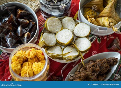 Traditional Malay Food And Cookies During Ramadan And Eid Mubarak Hari