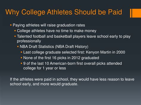 Ppt Why And How College Athletes Should Be Paid Powerpoint