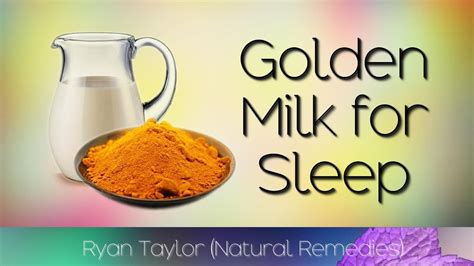Golden Milk For Sleep Turmeric Coconut More YouTube