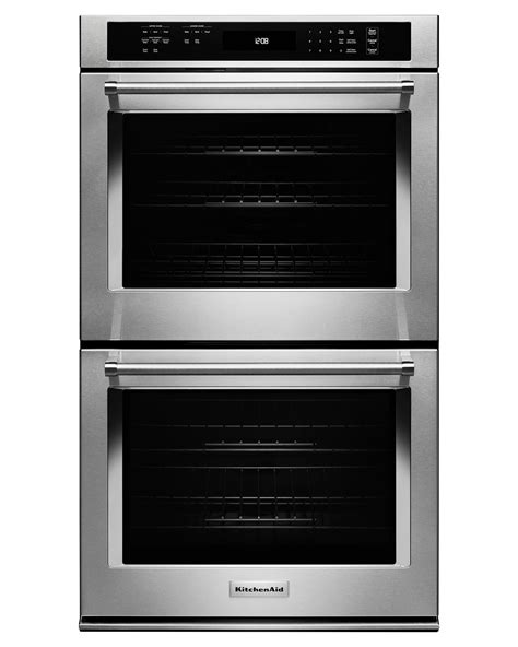 Kitchenaid Kode300ess 50 Cu Ft Each Double Wall Oven W Even Heat