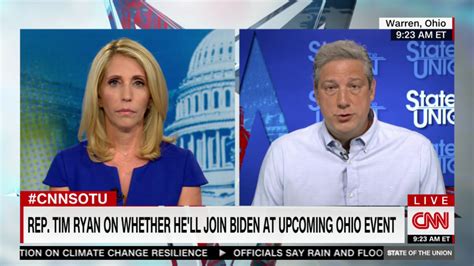 Tim Ryan Democratic Senate Candidate Says He Will Attend Biden Event In Ohio Next Month Cnn