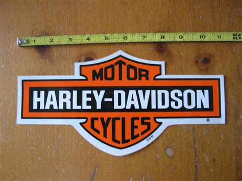 Vintage Harley Davidson Logo Decal Sticker Antique Price Guide Details Page