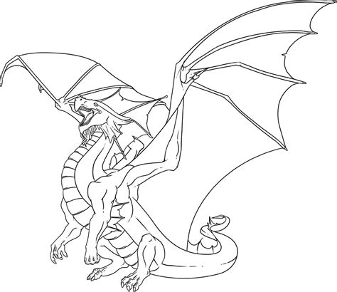 Realistic Dragon Coloring Pages For Adults Coloring Home