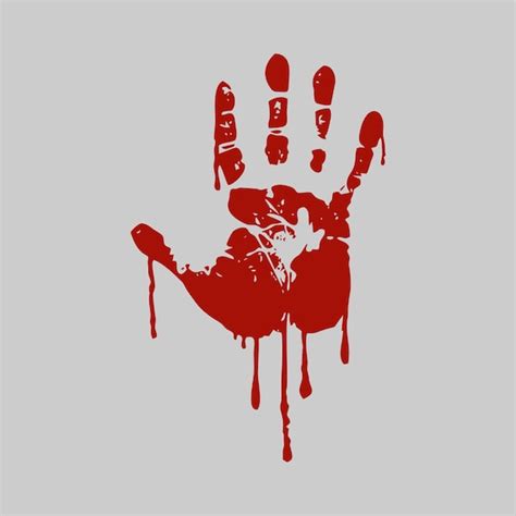 Dripping Blood Handprint Svg Bloody Hand Print Svg Bloody Etsy My Xxx Hot Girl