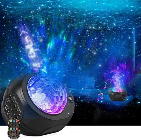 Eimeli Star Projector Night Lights 3 In 1 Galaxy Projector Light Sky Nebulamoving Ocean Wave