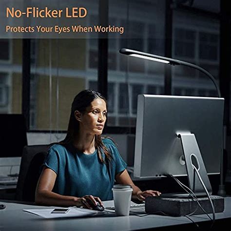 Led Desk Lamp With Clampflexible Gooseneck Clamp Lampdimmabletouch