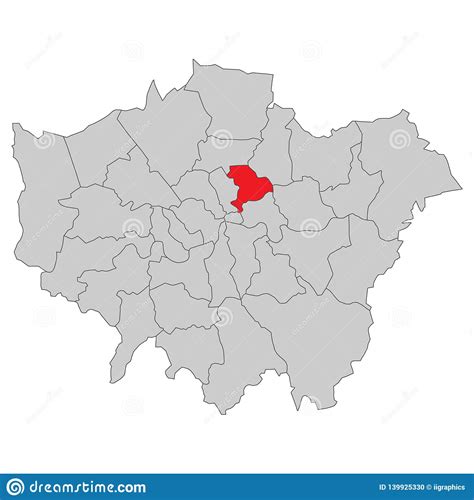 Vector Map Barnet Wards London Uk 292944263