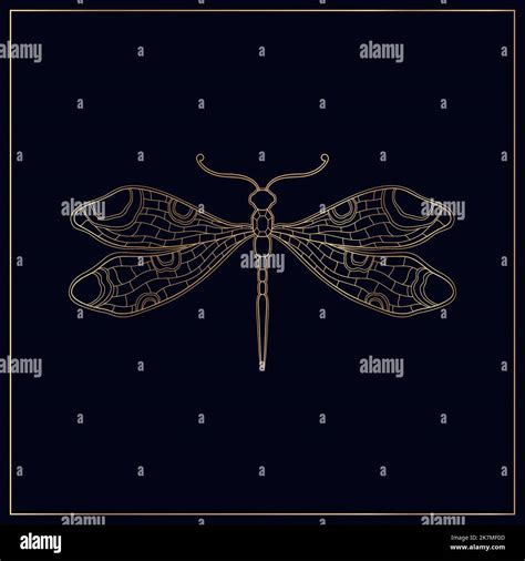 Dragonfly Art Nouveau Art