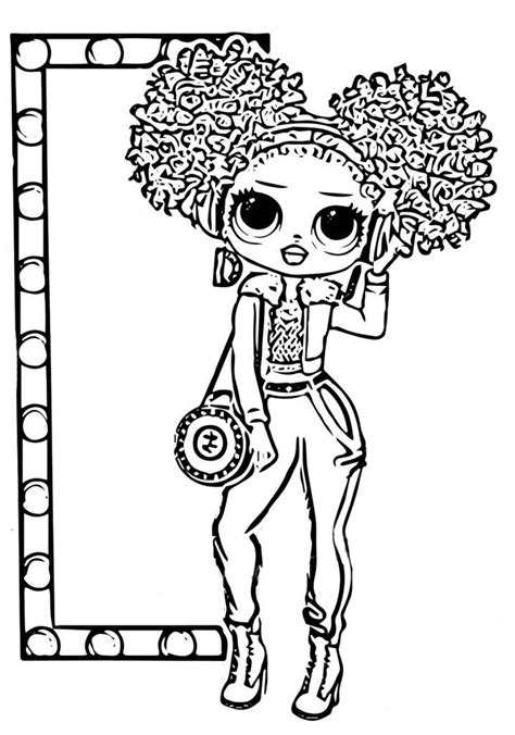 Lol Surprise Omg Swag Fashion Doll Coloring Page Horse Coloring Pages