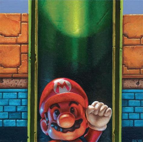 Super Mario 35th Anniversary Art Expo Bottleneck Gallery Ybmw