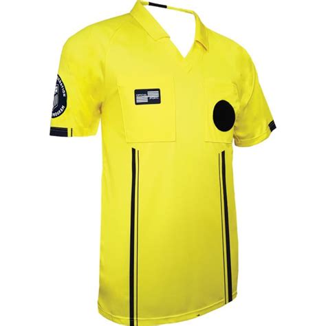 Ussf Pro Ss Referee Shirt Blackwhite