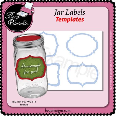 Template Jar Label
