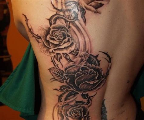 Before getting a tattoo make sure you are aware of your spine condition and common problems. Black Rose Tattoo Meaning with Thorn, Cross, and Skull