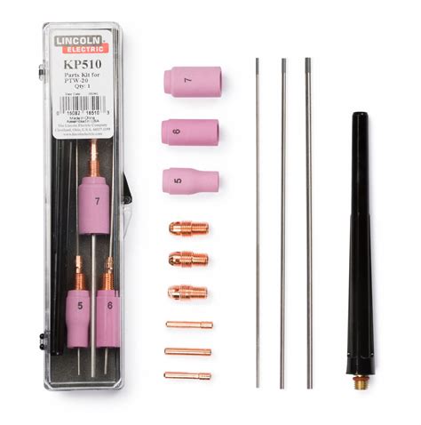 LINCOLN ELECTRIC For 20 Series TIG Torch Consumables Kit 61VA61