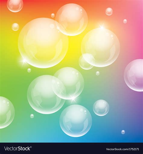 Colorful Bubbles Royalty Free Vector Image Vectorstock