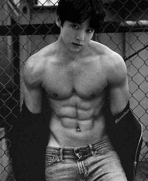 Rock hard abs, tattoos, piercing with an attitude to match made. Image about jeon jungkook in JUNGKOOK - EDITS by Rubi
