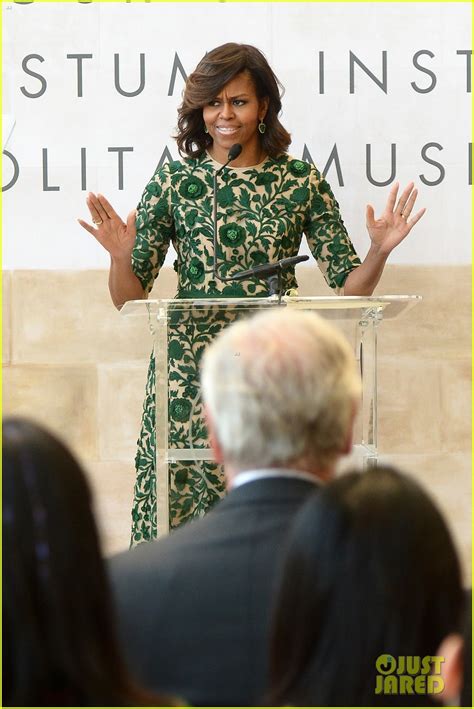 Michelle Obama Speaks At The Anna Wintour Costume Center Opening Photo Anna Wintour