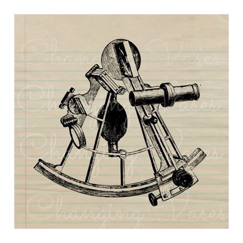 items similar to digital download vintage sextant graphic clipart clip art printable overlay