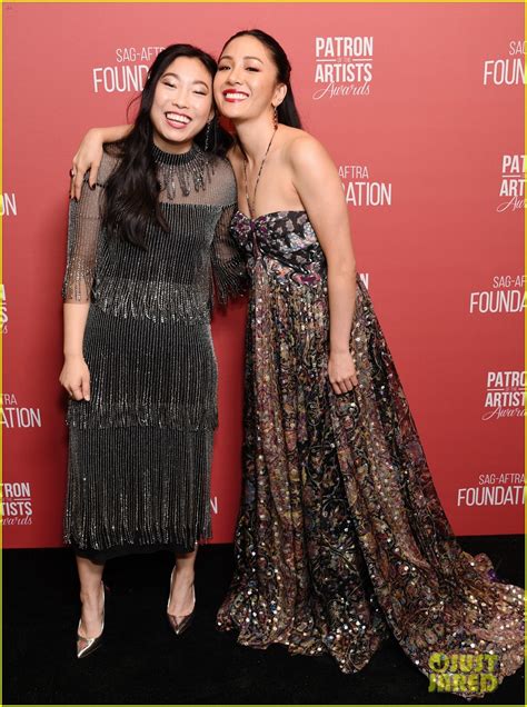 Constance Wu And Awkwafina Reunite At Sag Aftra Foundation Event Join