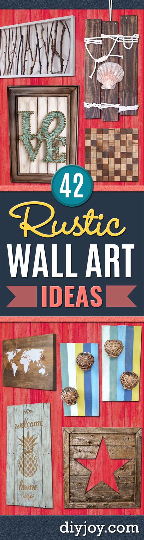 42 Rustic Diy Wall Art Ideas Farmhouse Decor Art And Signs