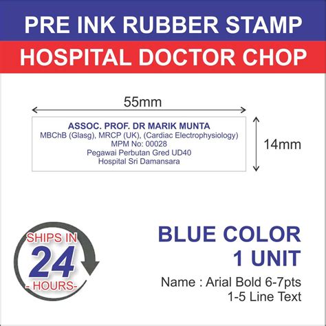 Doctor Stamp Hospital Nurse Stamp Name Stamp Officer Stamp