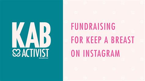 Fundraising For Keep A Breast On Instagram Youtube