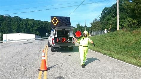 Vdot Ssp Shoulder Closure Youtube