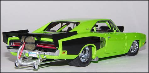 Phillymint Danbury Mint 1969 Dodge Charger Pro Street Lime Green 1