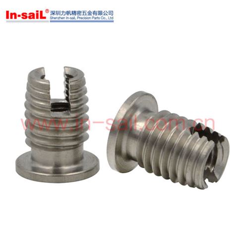 China L3021 Stainless Steel M6 Self Tapping Thread Inserts With Flange