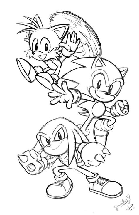 Dibujos De Sonic Y Sus Amigos Para Colorear E Imprimir Dibujos Para