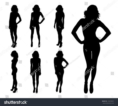 Woman Silhouette Stock Vector Shutterstock