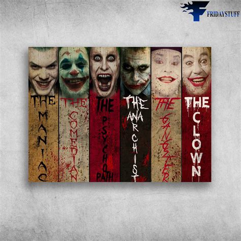 Joker Movie The Maniac The Comedian The Psychopath The Anarchist