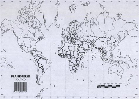 Mapa Mundi Politico Blanco Y Negro Con Nombres En Este Caso Te