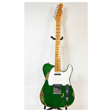 Fender Custom Shop Heavy Relic 57 Telecaster Emerald Green Ex Demo