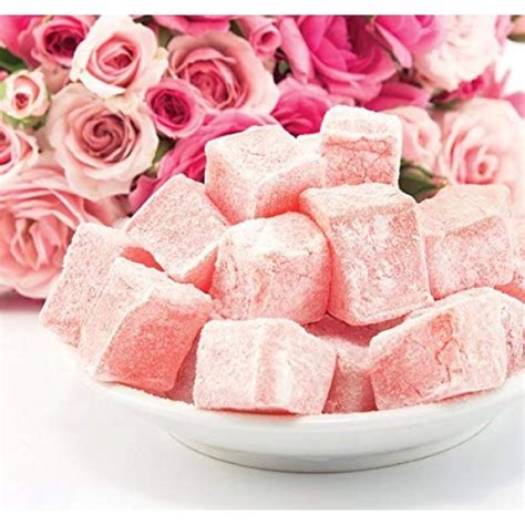 Turkish Delight With Rose Flavor Sweet Confectionery Gourmet