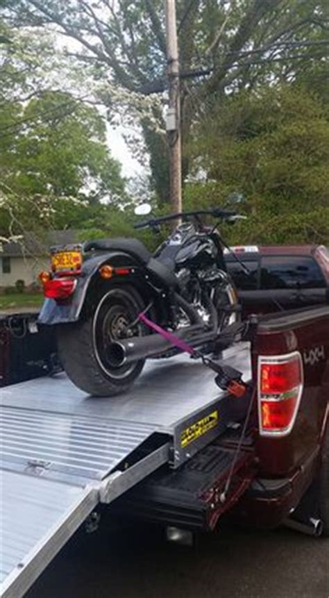 Loading your motorcycle can be stressful, but a good motorcycle loading ramp can help. DIY Motorcycle Ramp | Bikercamps.com (With images ...