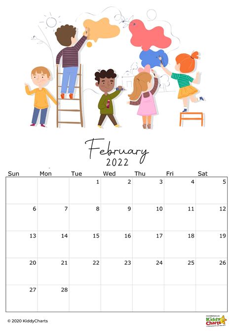 2022 Calendar Thats Printable Kids Monthly Snapshots