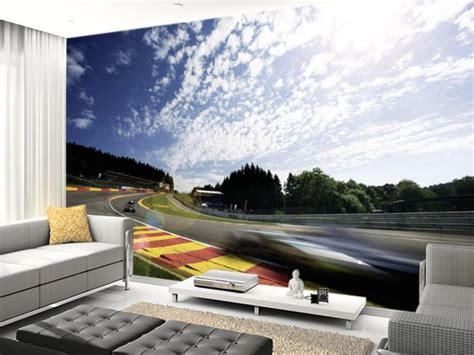 Driving is probably the most convenient way to get to the circuit, but trains and buses are also available. Radillion Corner, Spa-Francorchamps 2013 | Wall murals ...