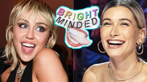miley cyrus interviews hailey bieber hollywire youtube