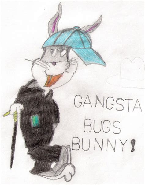 Gangsta Bugs Bunny Drawing