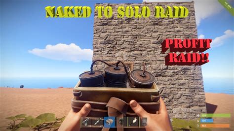 NAKED TO SOLO RAID Rust SOLO Survival Gameplay 1 YouTube