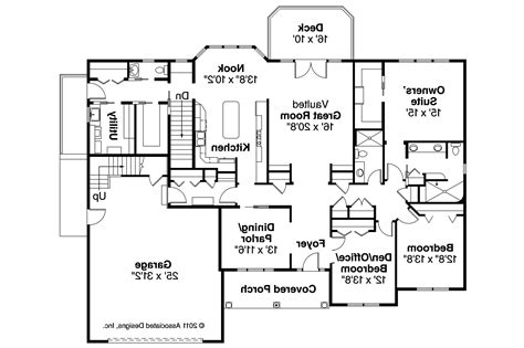 Simple Bedroom Ranch House Plans Plan Hampshire Jhmrad 22918