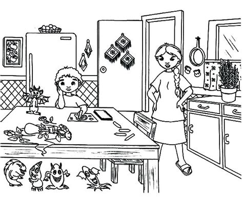 Grab your crayons and have some fun! Kitchen Utensils Coloring Pages at GetColorings.com | Free ...