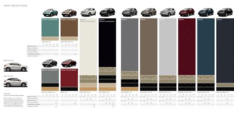 Nissan Murano Color Chart