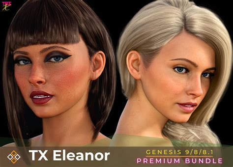 Eleanor Character And Tinder Poses 2 Mega Bundle By Tri X